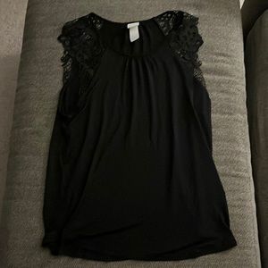 Black size M H&M sleeveless top
